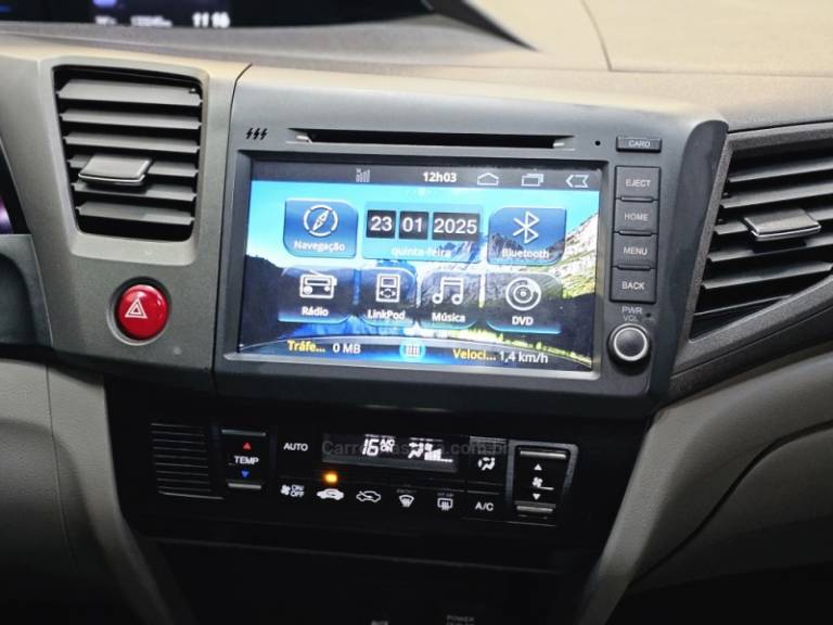 HONDA - CIVIC - 2014/2014 - Cinza - R$ 74.900,00